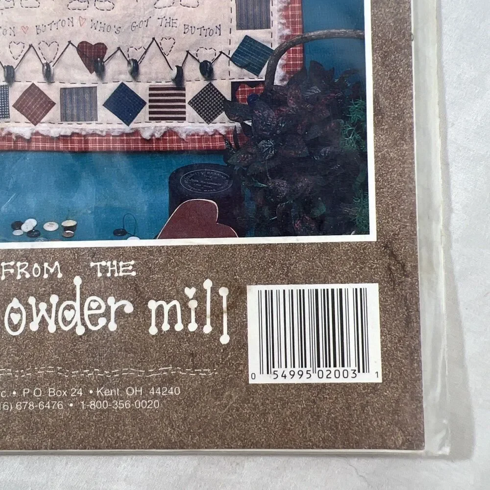 Button Button - Powder Mill - Quilt Pattern - Patriotic - Americana - NEW